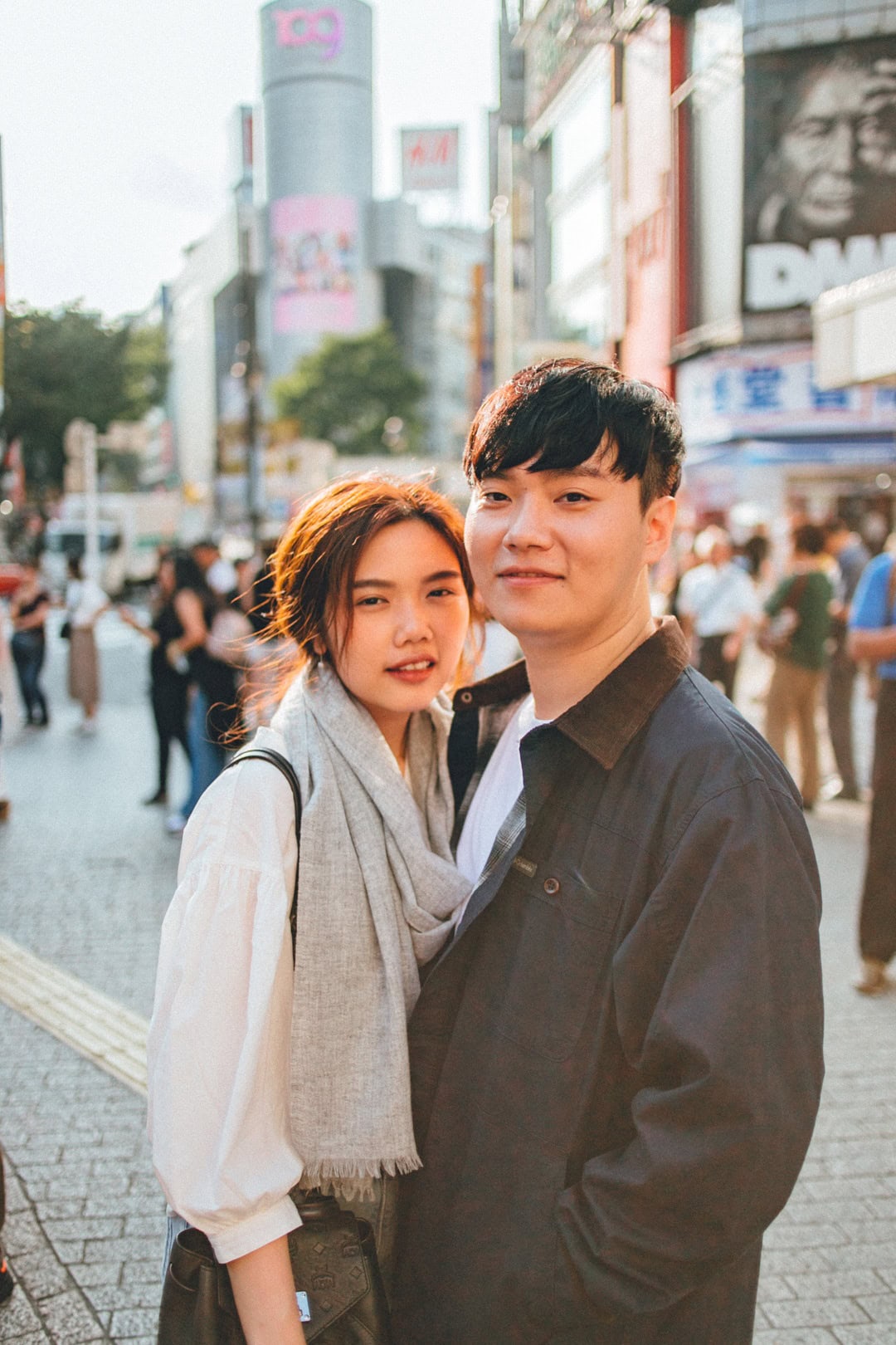 Tokyo Honeymoon Photoshoot from Shibuya to Yoyogi Park Photos at shibuya no.3 - uvegotmoment Tokyo photography