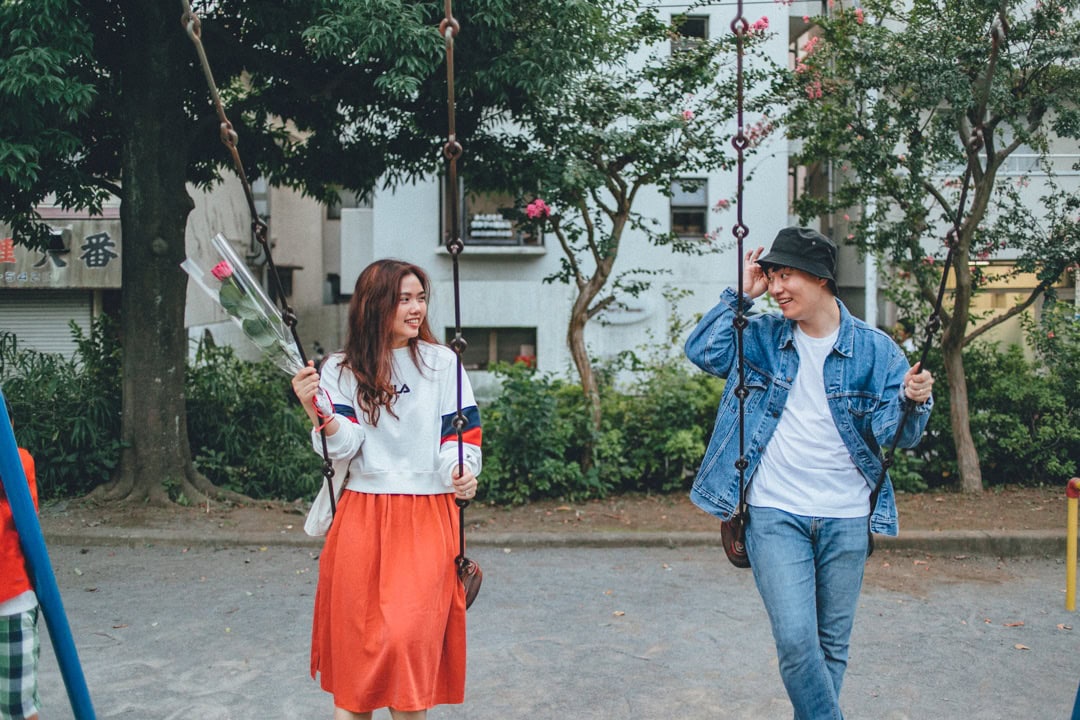 Tokyo Honeymoon Photoshoot from Shibuya to Yoyogi Park Photos at shibuya no.23 - uvegotmoment Tokyo photography