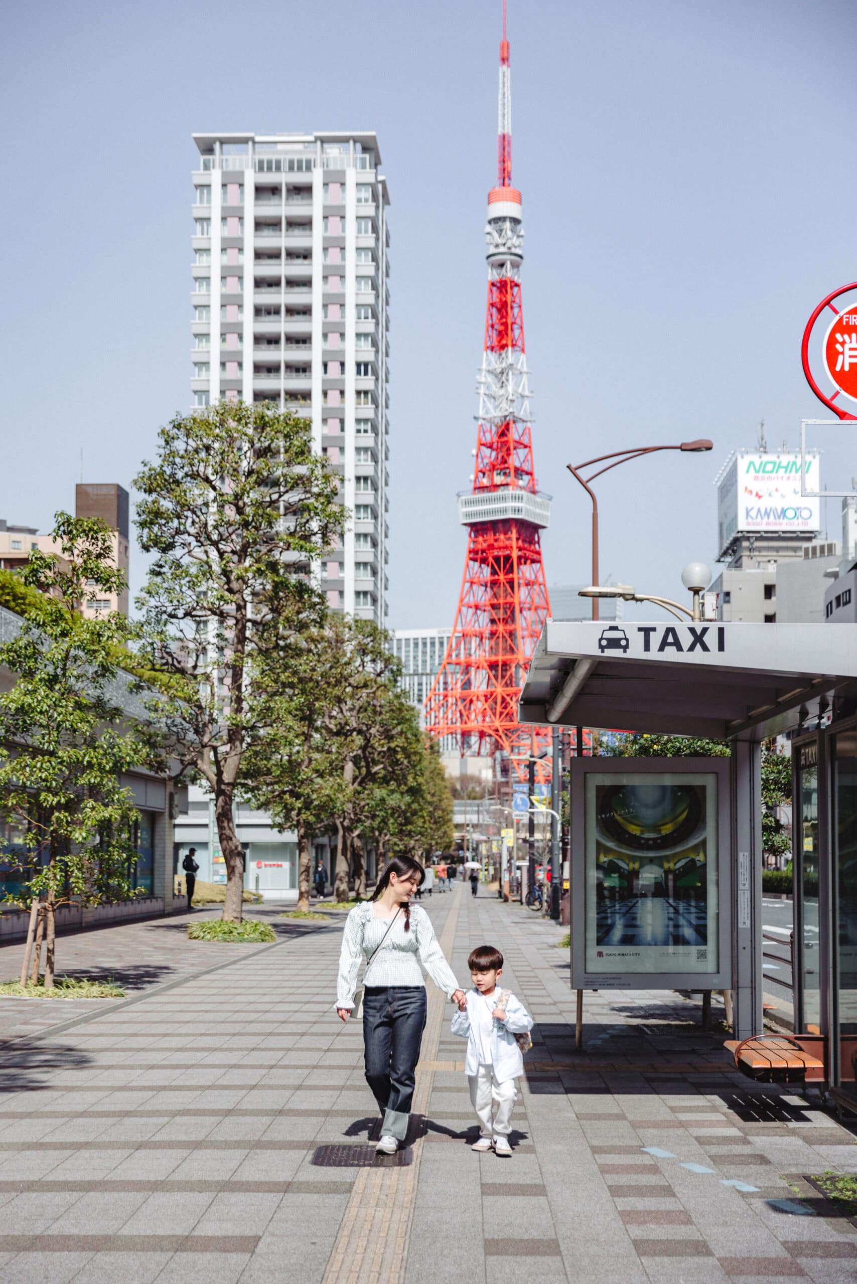 Tokyo Tower Mother and Son Photoshoot Photos at tokyotower no.1 - uvegotmoment Tokyo photography