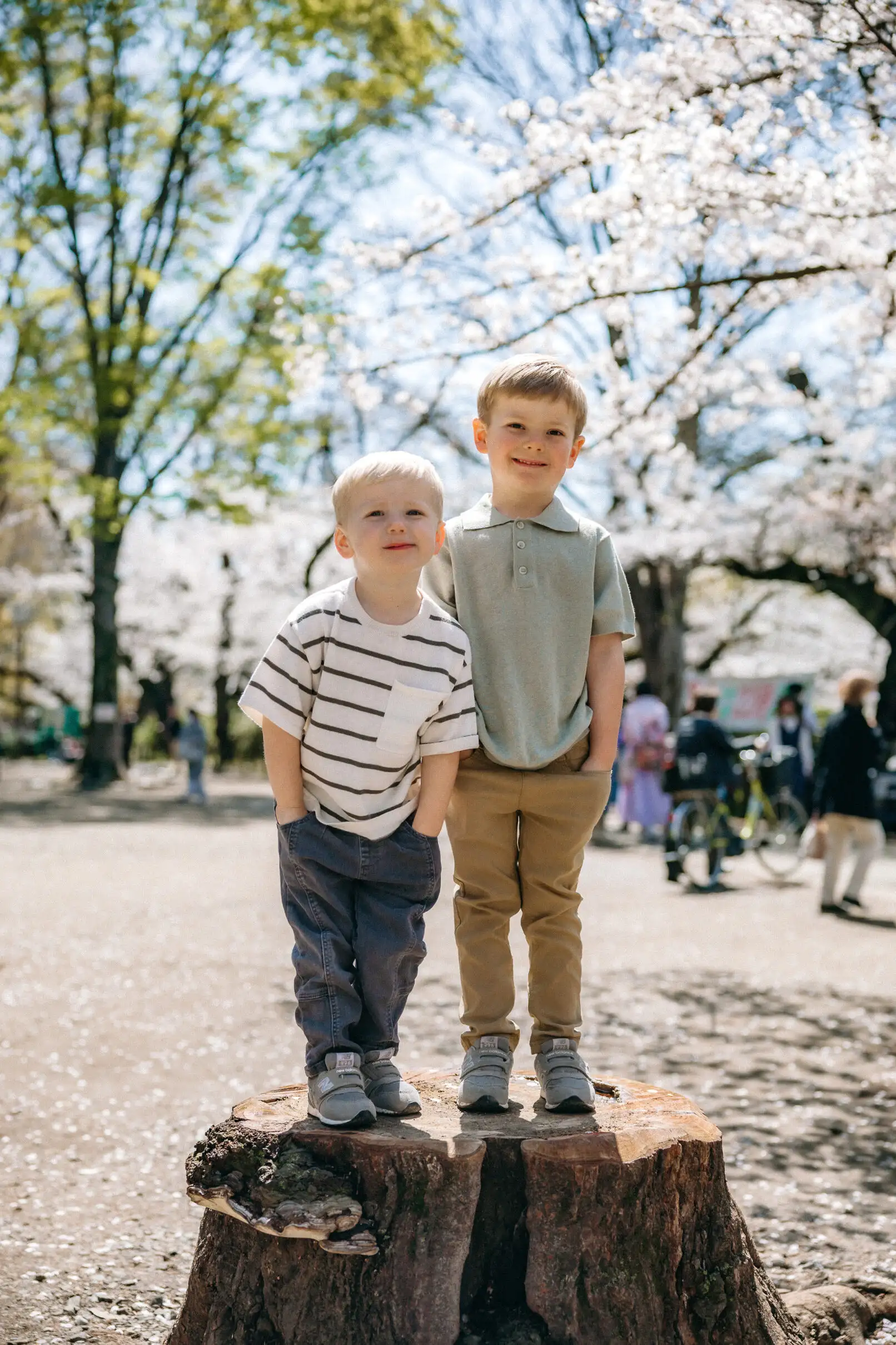Cherry Blossom Family Photoshoot in Inokashira Park, Tokyo Photos at park no.24 - uvegotmoment Tokyo photography