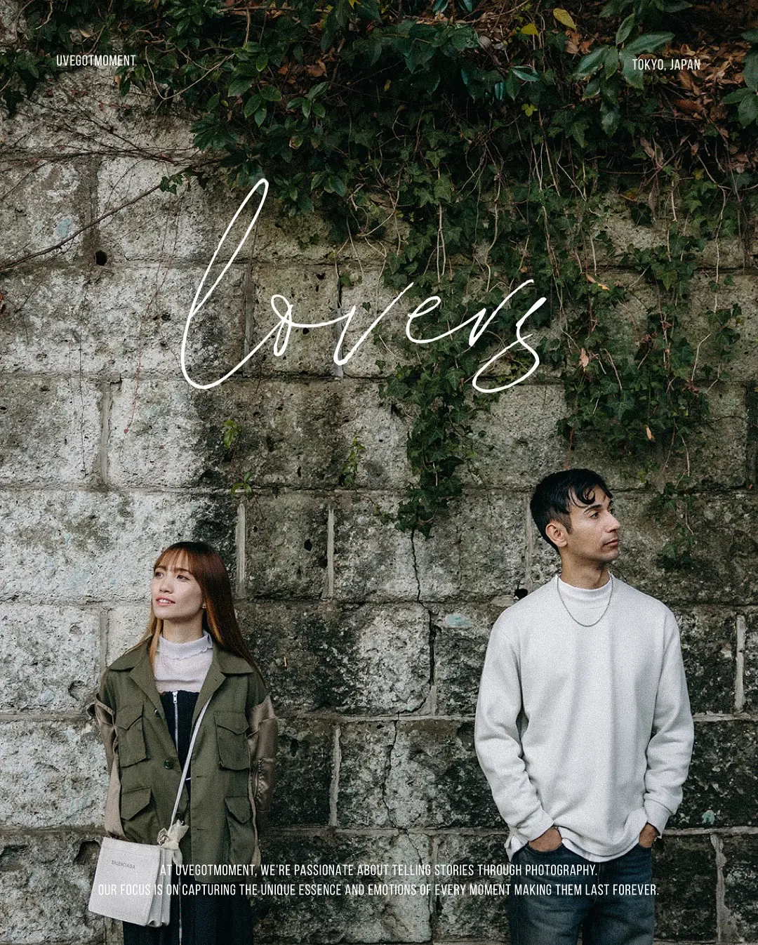 Cozy Autumn Moments in Tokyo – A Natural Couple Photoshoot Photos at residential no.5 - uvegotmoment Tokyo photography