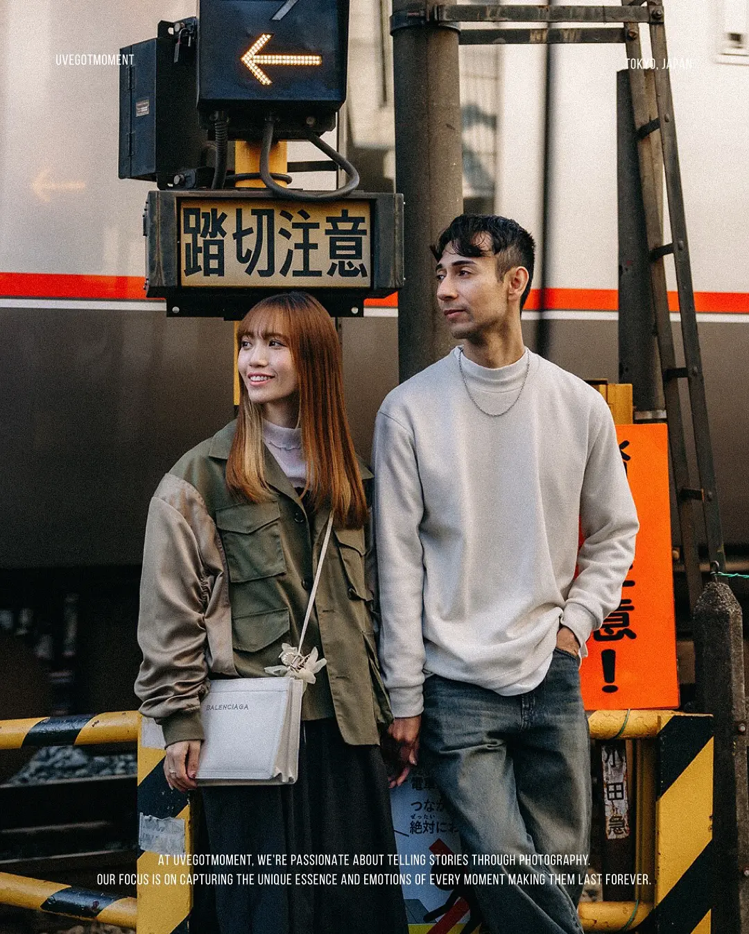Cozy Autumn Moments in Tokyo – A Natural Couple Photoshoot Photos at residential no.6 - uvegotmoment Tokyo photography