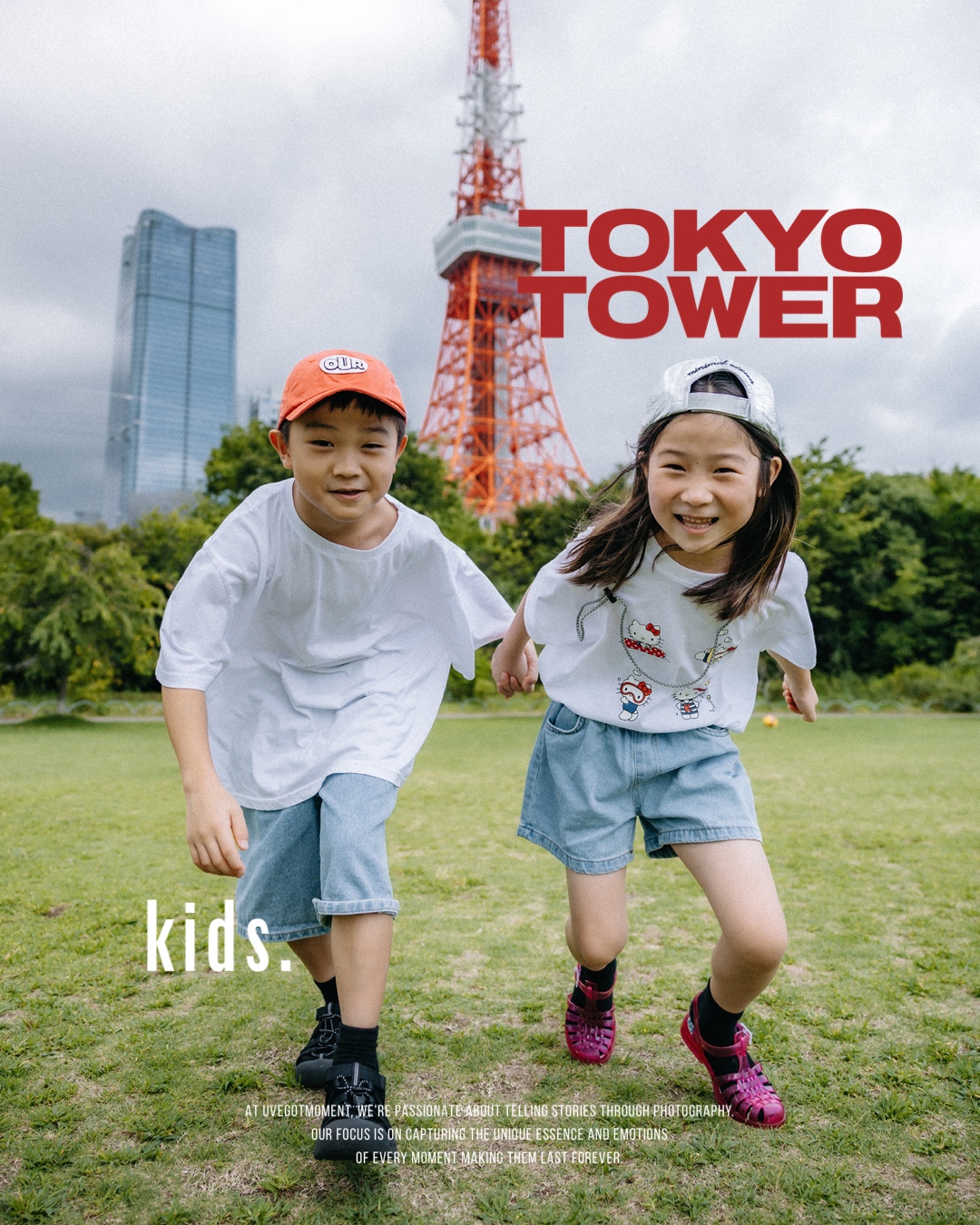 Photoshoot near Tokyo Tower with Kids Photos at tokyotower no.1 - uvegotmoment Tokyo photography